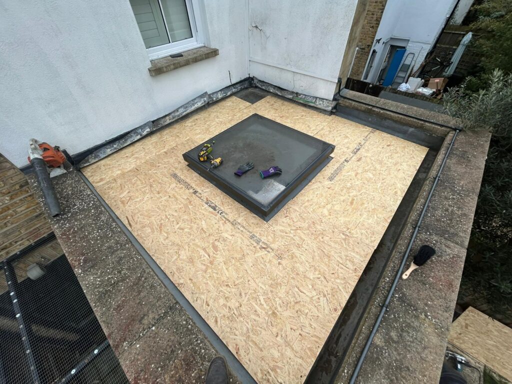 Flat Roof Replacement and External Wall Repair in London